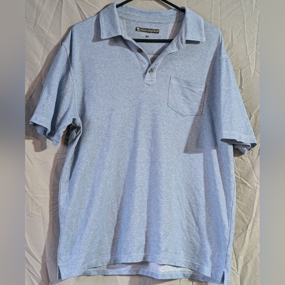 Pebble Beach Sky Blue Polo Shirt - Picture 1 of 4